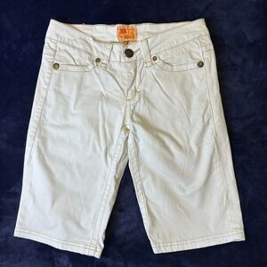 Twill Twenty‎ Two Womens 27 US 4 Bermuda Long Shorts White Anthropologie